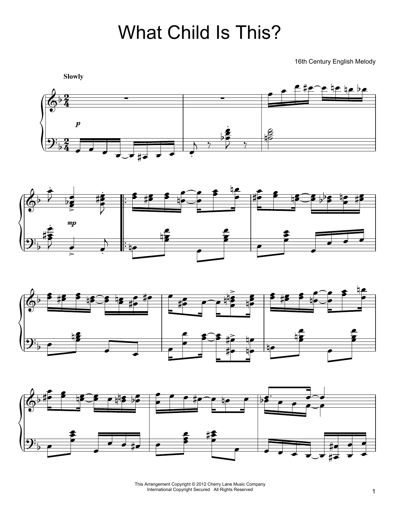 Learn to play Christmas Carol What Child Is This? sheet music for Piano in minutes. Christmas Carol What Child Is This? sheet music preview music notes and score for Piano including 2 page(s)