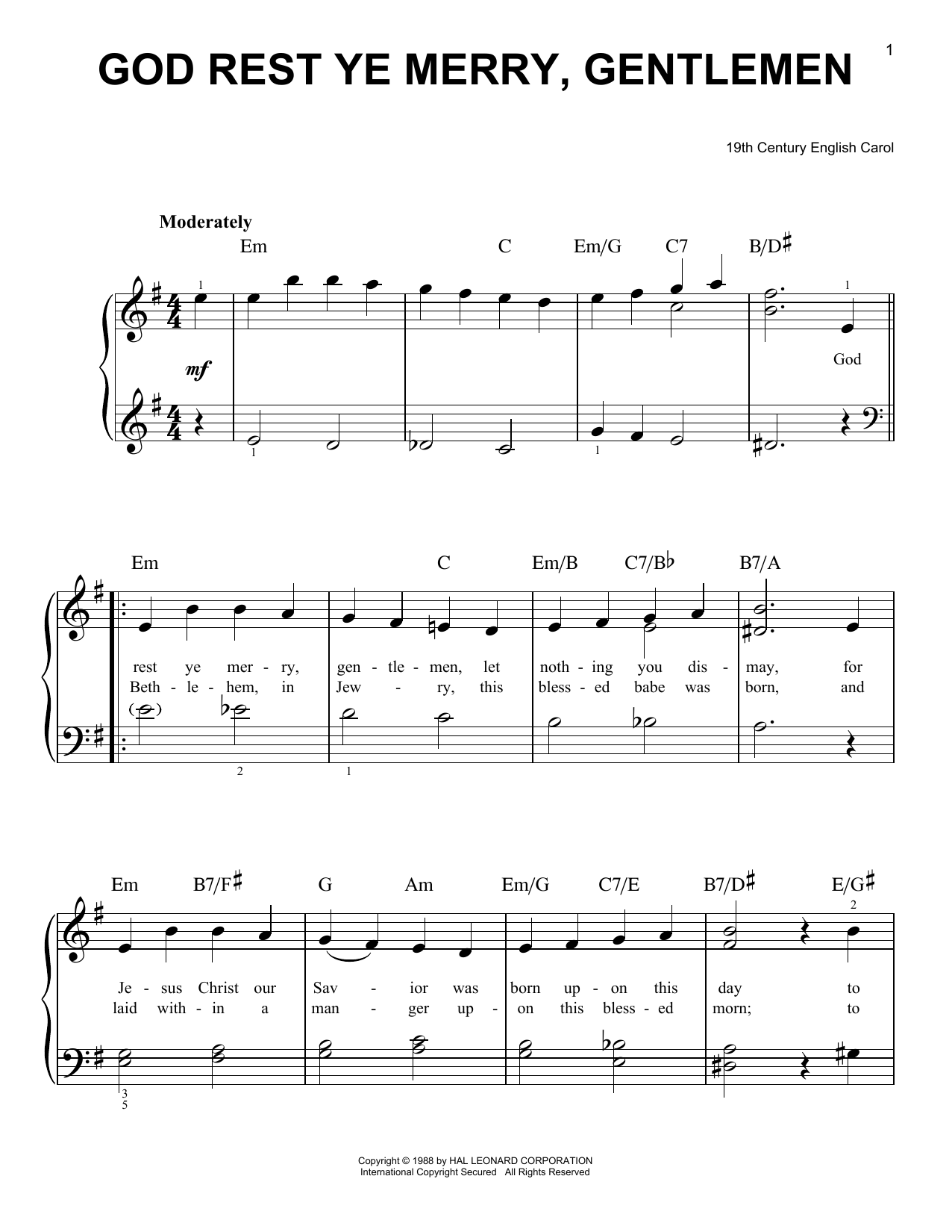 Learn to play Christmas Carol God Rest Ye Merry, Gentleman (jazzy arrangement) sheet music for Piano in minutes. Christmas Carol God Rest Ye Merry, Gentleman (jazzy arrangement) sheet music notes and chords