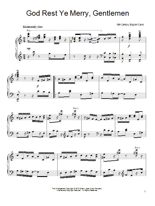 Learn to play Traditional Carol God Rest Ye Merry, Gentlemen sheet music for Piano in minutes. Traditional Carol God Rest Ye Merry, Gentlemen sheet music preview music notes and score for Piano including 2 page(s)