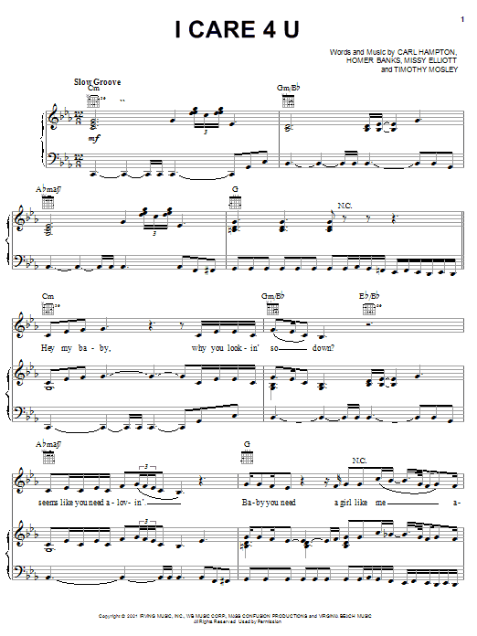 Learn to play Aaliyah I Care 4 U sheet music for Piano, Vocal & Guitar (Right-Hand Melody) in minutes. Aaliyah I Care 4 U sheet music notes and chords