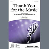 Download or print Jerry Estes Thank You For The Music Sheet Music Printable PDF 10-page score for Concert / arranged SSA SKU: 77219