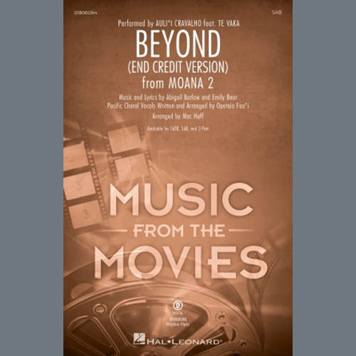 Abigail Barlow, Emily Bear & Opetaia Foa'i Beyond (End Credit Version) (from Moana 2) (arr. Mac Huff) profile picture