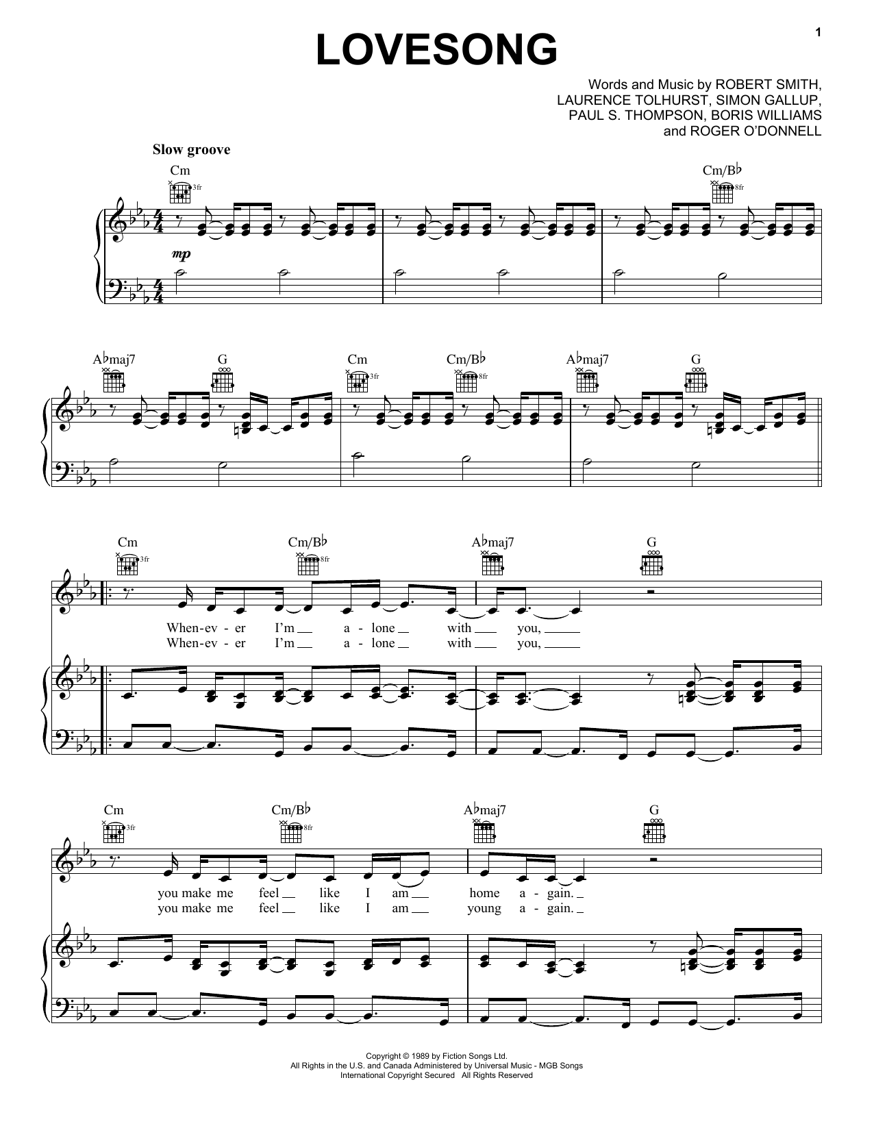 Adele Lovesong sheet music preview music notes and score for Lyrics & Chords including 2 page(s)