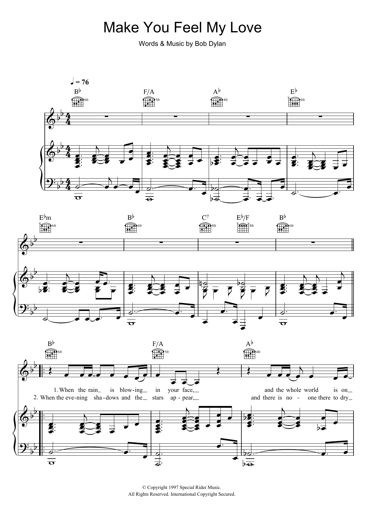 Adele Make You Feel My Love sheet music preview music notes and score for Violin including 2 page(s)