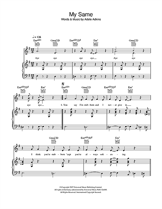 Preview Printable Scores & Chords.