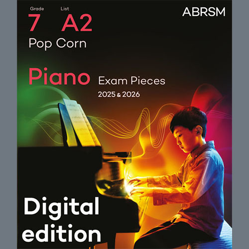 Akira Yuyama Pop Corn (Grade 7, list A2, from the ABRSM Piano Syllabus 2025 & 2026) profile picture