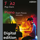 Download or print Akira Yuyama Pop Corn (Grade 7, list A2, from the ABRSM Piano Syllabus 2025 & 2026) Sheet Music Printable PDF 5-page score for Classical / arranged Piano Solo SKU: 1555720