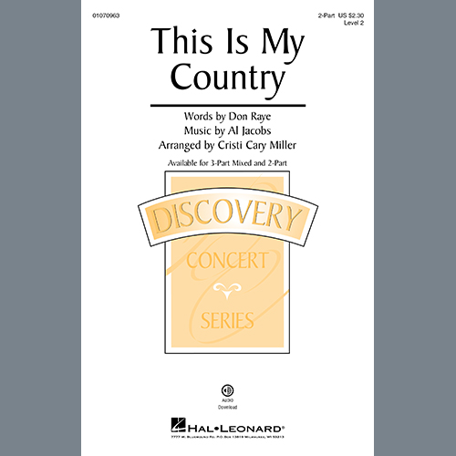 Al Jacobs This Is My Country (arr. Cristi Cary Miller) profile picture