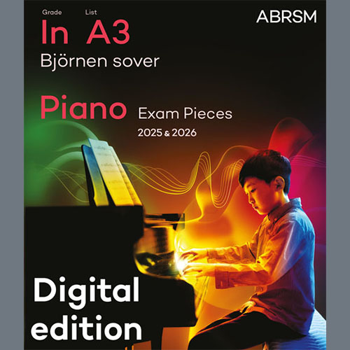 Alan Bullard Bjørnen sover (Grade Initial, list A3, from the ABRSM Piano Syllabus 2025 & 2026) profile picture