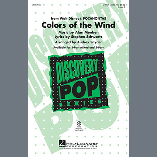Alan Menken Colors Of The Wind (arr. Audrey Snyder) profile picture
