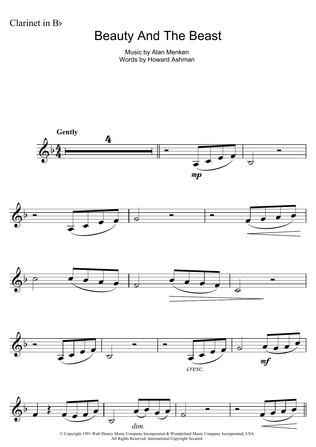Learn to play Angela Lansbury Beauty And The Beast sheet music for Piano, Vocal & Guitar (Right-Hand Melody) in minutes. Angela Lansbury Beauty And The Beast sheet music preview music notes and score for Piano, Vocal & Guitar (Right-Hand Melody) including 4 page(s)