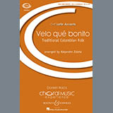 Download or print Alejandro Zuleta Velo Que Bonito Sheet Music Printable PDF 6-page score for Concert / arranged SSA SKU: 95795