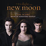 Download or print Alexandre Desplat New Moon Sheet Music Printable PDF 5-page score for Film and TV / arranged Piano, Vocal & Guitar (Right-Hand Melody) SKU: 91756