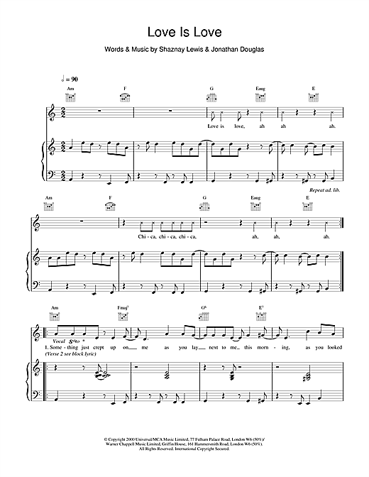 Learn to play All Saints Love Is Love sheet music for Piano, Vocal & Guitar in minutes. All Saints Love Is Love sheet music notes and chords