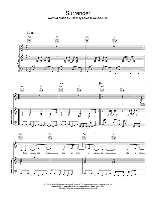 Learn to play All Saints Surrender sheet music for Piano, Vocal & Guitar in minutes. All Saints Surrender sheet music notes and chords