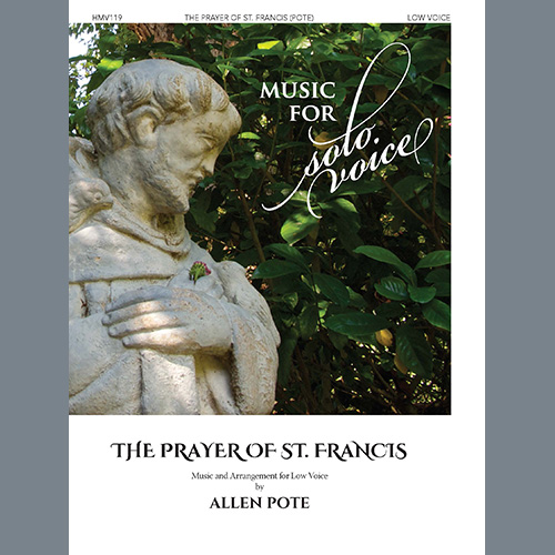 Allen Pote Prayer of St. Francis (Low Voice) profile picture