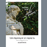 Download or print Allen Pote Prayer of St. Francis (Low Voice) Sheet Music Printable PDF 8-page score for Standards / arranged Piano & Vocal SKU: 469446