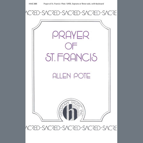 Allen Pote Prayer Of St. Francis profile picture
