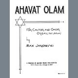Download or print Aminadav Aloni Ahavat Olam Sheet Music Printable PDF 9-page score for Jewish / arranged SATB Choir SKU: 1259726.