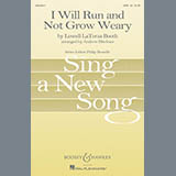 Download or print Andrew Bleckner I Will Run And Not Grow Weary Sheet Music Printable PDF 9-page score for Concert / arranged SATB SKU: 77190