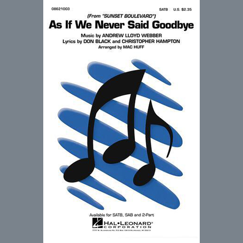 Andrew Lloyd Webber As If We Never Said Goodbye (from Sunset Boulevard) (arr. Mac Huff) profile picture