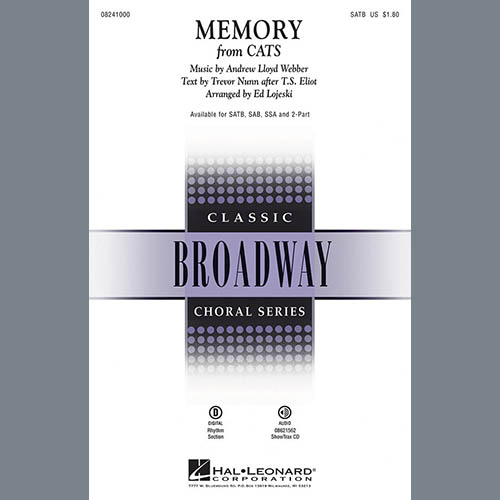 Andrew Lloyd Webber Memory (from Cats) (arr. Ed Lojeski) profile picture