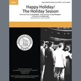 Download or print Andy Williams Happy Holiday/The Holiday Season (arr. Adam Scott) Sheet Music Printable PDF 8-page score for Barbershop / arranged SSAA Choir SKU: 407173