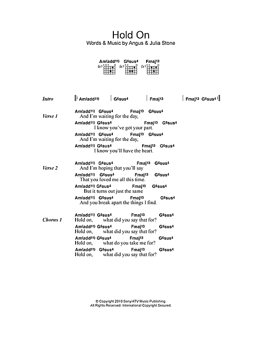 Angus Julia Stone All Of Me Sheet Music Pdf Notes Chords Folk Score Guitar Chords Lyrics Download Printable Sku 113742
