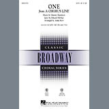 Download or print Anita Kerr One (from A Chorus Line) Sheet Music Printable PDF 9-page score for Broadway / arranged SAB SKU: 67159