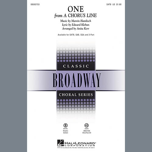 Marvin Hamlisch One (from A Chorus Line) (arr. Anita Kerr) pictures Marvin Hamlisch One (from A Chorus Line) (arr. Anita Kerr) pictures
