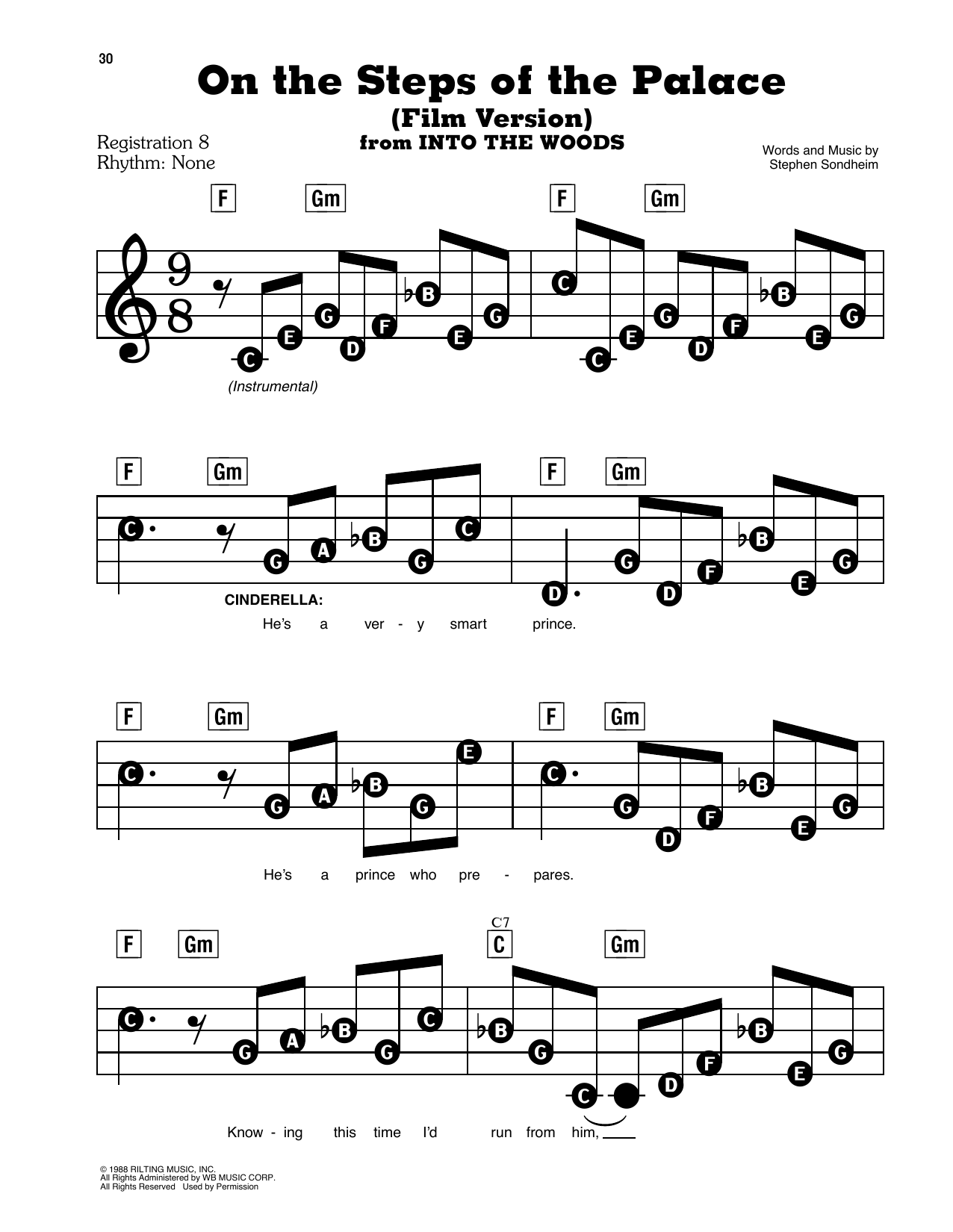 Learn to play Anna Kendrick On The Steps Of The Palace (Film Version) (from Into the Woods) sheet music for E-Z Play Today in minutes. Anna Kendrick On The Steps Of The Palace (Film Version) (from Into the Woods) sheet music preview music notes and score for E-Z Play Today including 8 page(s)