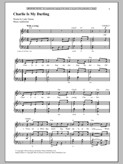 Learn to play Anonymous Charlie Is My Darling sheet music for Piano in minutes. Anonymous Charlie Is My Darling sheet music notes and chords