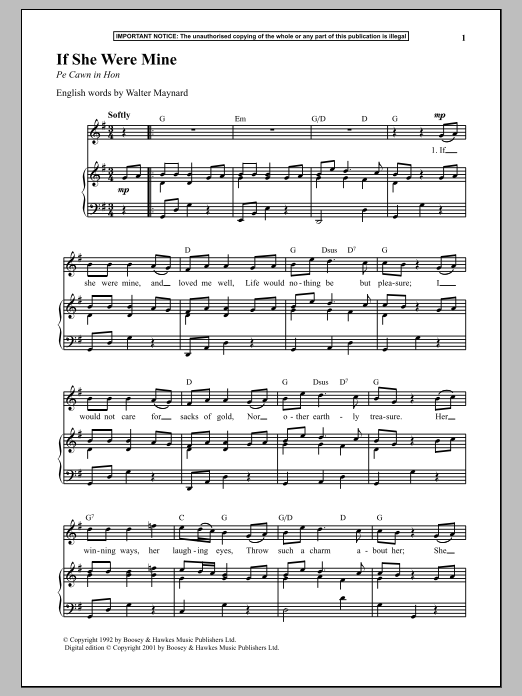 Learn to play Anonymous If She Were Mine sheet music for Piano in minutes. Anonymous If She Were Mine sheet music notes and chords