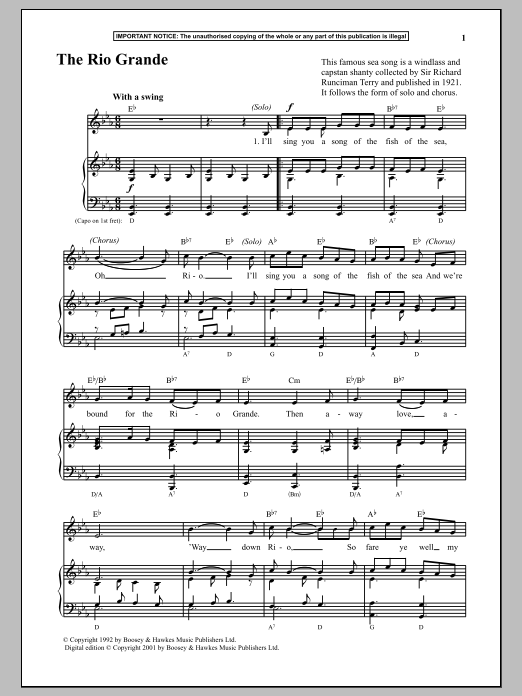 Learn to play Anonymous The Rio Grande sheet music for Piano in minutes. Anonymous The Rio Grande sheet music notes and chords