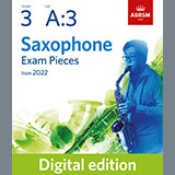 Download or print Antonio Vivaldi Allegro (from Concerto in E, Op.8 No.1) (Grade 3 A3 from the ABRSM Saxophone syllabus from 2022) Sheet Music Printable PDF 6-page score for Classical / arranged Alto Sax Solo SKU: 494041