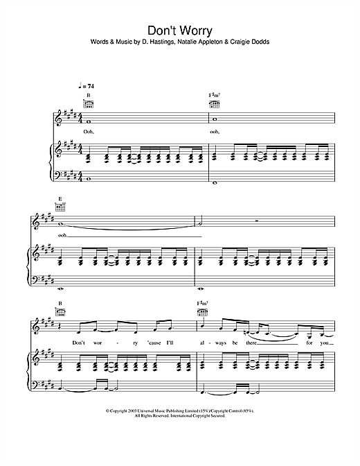 Learn to play Appleton Don't Worry sheet music for Lyrics Only in minutes. Appleton Don't Worry sheet music notes and chords