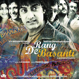 Download or print A.R. Rahman Rang De Basanti Sheet Music Printable PDF 3-page score for Hindi / arranged Lead Sheet / Fake Book SKU: 1812311