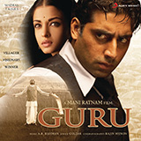 Download or print A.R. Rahman Tere Bina (from Guru) Sheet Music Printable PDF 4-page score for Hindi / arranged Lead Sheet / Fake Book SKU: 1579160