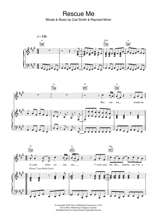 Learn to play Aretha Franklin Rescue Me sheet music for Piano, Vocal & Guitar (Right-Hand Melody) in minutes. Aretha Franklin Rescue Me sheet music notes and chords