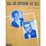 Download or print Arthur Altman All Or Nothing At All Sheet Music Printable PDF 2-page score for Jazz / arranged Melody Line, Lyrics & Chords SKU: 185923