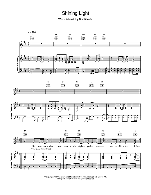 Learn to play Ash Shining Light sheet music for Piano, Vocal & Guitar in minutes. Ash Shining Light sheet music notes and chords