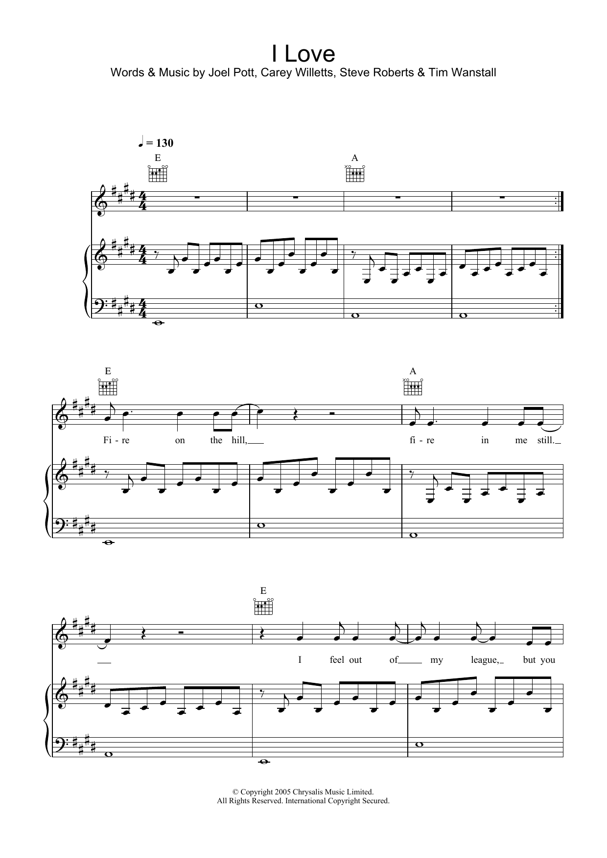 Learn to play Athlete I Love sheet music for Piano, Vocal & Guitar in minutes. Athlete I Love sheet music preview music notes and score for Piano, Vocal & Guitar including 6 page(s)