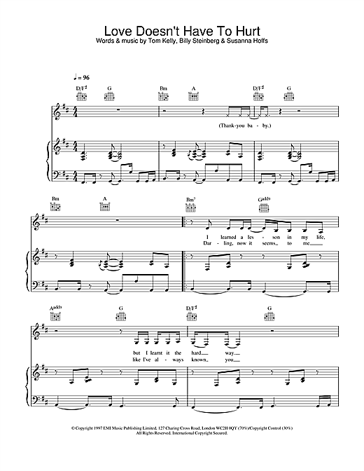 Learn to play Atomic Kitten Love Doesn't Have To Hurt sheet music for Piano, Vocal & Guitar in minutes. Atomic Kitten Love Doesn't Have To Hurt sheet music notes and chords