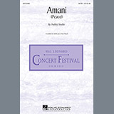 Download or print Audrey Snyder Amani (Peace) Sheet Music Printable PDF 9-page score for Festival / arranged 3-Part Mixed SKU: 78722