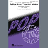 Download or print Audrey Snyder Bridge Over Troubled Water Sheet Music Printable PDF 14-page score for Pop / arranged SATB SKU: 168993