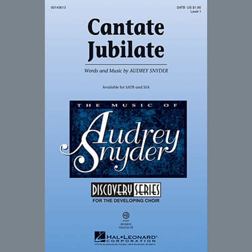 Audrey Snyder Cantate Jubilate profile picture