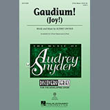 Download or print Audrey Snyder Gaudium! Sheet Music Printable PDF 9-page score for Concert / arranged 3-Part Mixed SKU: 99079