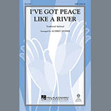 Download or print Traditional I've Got Peace Like A River (arr. Audrey Snyder) Sheet Music Printable PDF 7-page score for Hymn / arranged SATB SKU: 153610