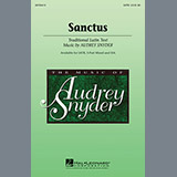 Download or print Audrey Snyder Sanctus Sheet Music Printable PDF 5-page score for Festival / arranged SATB SKU: 87756