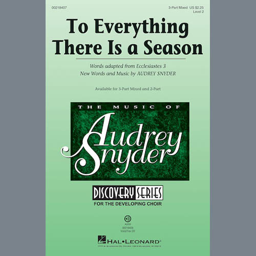 Audrey Snyder To Everything There Is A Season profile picture